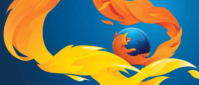 Logo Firefox mis en scène