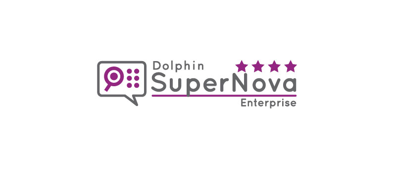 Logo du logiciel d'agrandissement d'écran vocal SuperNova Enterprise