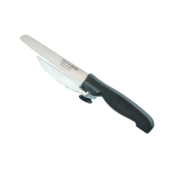 Couteau de cuisine avec guide de coupe pour aveugle ou malvoyant