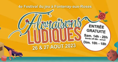 Bannière de la 4e édition du festival Floraisons Ludiques