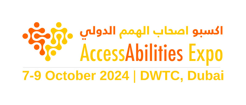 Bannière du salon Accessabilities Expo Dubaï 2024