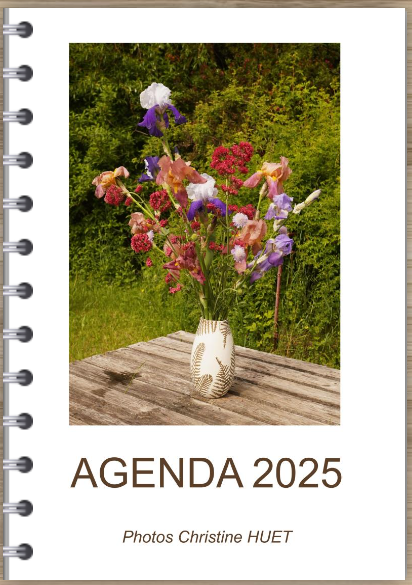 Agenda 2025 grands caractères pour malvoyant