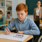 Illustration : PISA et handicap - Image générée par IA