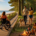 Illustration : vacances adaptées - Image générée par IA