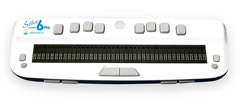 Bloc-notes Braille Seika V6 Pro 40 cellules USB et BlueTooth