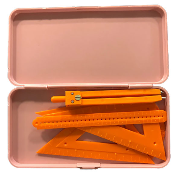 Coffret de géométrie en relief