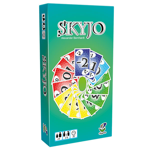 Jeu de cartes stratégique adapté en braille SKYJO