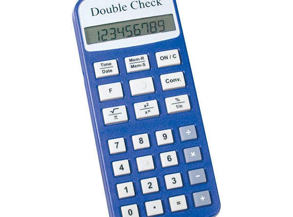 Calculatrice parlante DoubleCheck pour aveugle