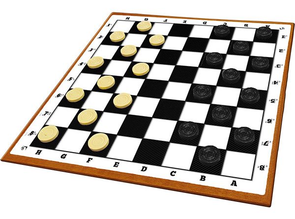 Jeu de Dames magnétique en braille avec repères tactiles pour aveugle ou malvoyant