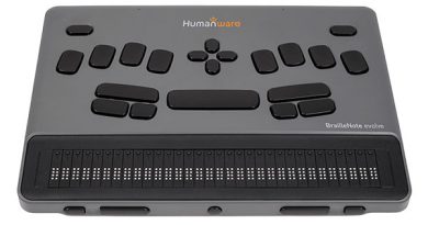 Bloc-notes braille BrailleNote Evolve 20 ou 32 cellules