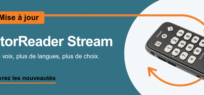 Mise à jour Victor Reader Stream 1.7 - Septembre 2026